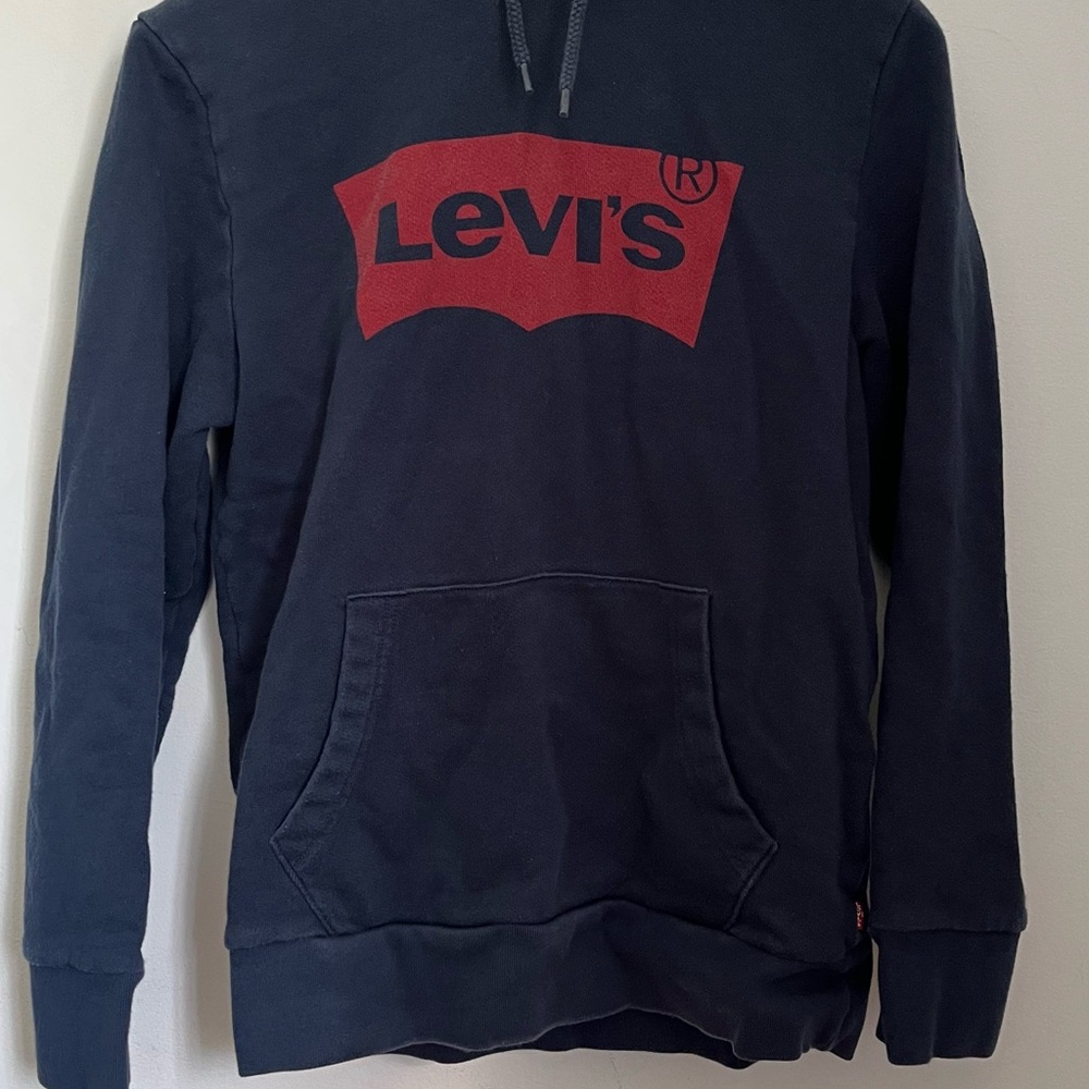 Martine Rose Men's Navy Blue Hoodie